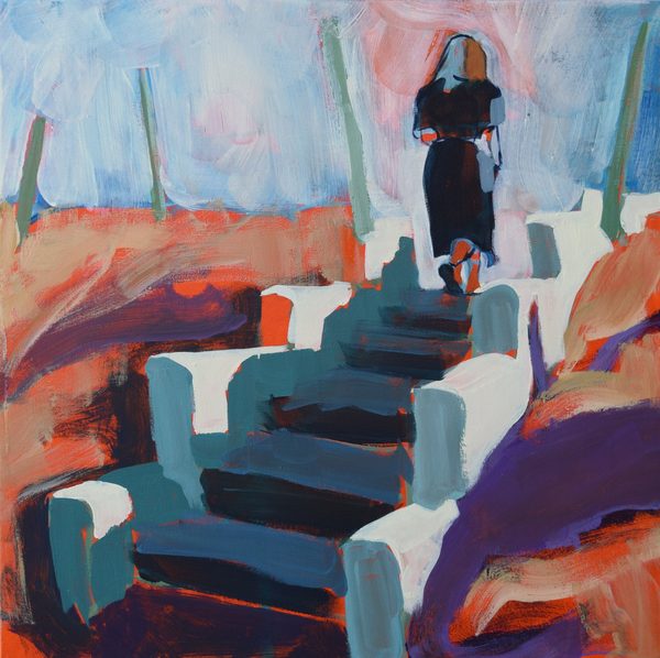 After the Thunder, the finished painting