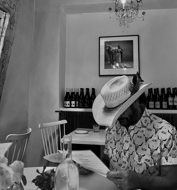 Source photograph for Blue Cowboy